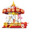 SEMBO 616206 CÔNG VIÊN GIẢI TRÍ TUYỆT VỜI VÀ DỄ THƯƠNG BĂNG CHUYỀN bộ đồ chơi xếp lắp ráp ghép mô hình Movie & Game Phim Và Trò Chơi 822 khối