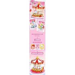 SEMBO 616206 CÔNG VIÊN GIẢI TRÍ TUYỆT VỜI VÀ DỄ THƯƠNG BĂNG CHUYỀN bộ đồ chơi xếp lắp ráp ghép mô hình Movie & Game Phim Và Trò Chơi 822 khối