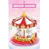 SEMBO 616206 CÔNG VIÊN GIẢI TRÍ TUYỆT VỜI VÀ DỄ THƯƠNG BĂNG CHUYỀN bộ đồ chơi xếp lắp ráp ghép mô hình Movie & Game Phim Và Trò Chơi 822 khối