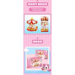 SEMBO 616206 CÔNG VIÊN GIẢI TRÍ TUYỆT VỜI VÀ DỄ THƯƠNG BĂNG CHUYỀN bộ đồ chơi xếp lắp ráp ghép mô hình Movie & Game Phim Và Trò Chơi 822 khối