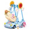 SEMBO 616207 CÔNG VIÊN GIẢI TRÍ TUYỆT VỜI VÀ DỄ THƯƠNG NHỮNG CHIẾC XE THUYỀN BẬP BÊNH bộ đồ chơi xếp lắp ráp ghép mô hình Movie & Game Phim Và Trò Chơi 716 khối