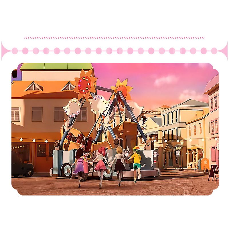 SEMBO 616207 CÔNG VIÊN GIẢI TRÍ TUYỆT VỜI VÀ DỄ THƯƠNG NHỮNG CHIẾC XE THUYỀN BẬP BÊNH bộ đồ chơi xếp lắp ráp ghép mô hình Movie & Game Phim Và Trò Chơi 716 khối