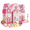 SEMBO 616208 TUYỆT VỜI VÀ DỄ THƯƠNG LOVE ROSE BAKERY bộ đồ chơi xếp lắp ráp ghép mô hình Movie & Game Phim Và Trò Chơi 1334 khối