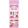 SEMBO 616208 TUYỆT VỜI VÀ DỄ THƯƠNG LOVE ROSE BAKERY bộ đồ chơi xếp lắp ráp ghép mô hình Movie & Game Phim Và Trò Chơi 1334 khối