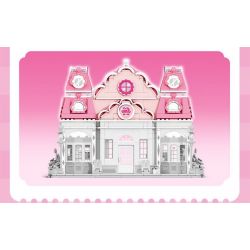 SEMBO 616208 TUYỆT VỜI VÀ DỄ THƯƠNG LOVE ROSE BAKERY bộ đồ chơi xếp lắp ráp ghép mô hình Movie & Game Phim Và Trò Chơi 1334 khối