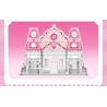 SEMBO 616208 TUYỆT VỜI VÀ DỄ THƯƠNG LOVE ROSE BAKERY bộ đồ chơi xếp lắp ráp ghép mô hình Movie & Game Phim Và Trò Chơi 1334 khối