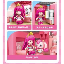 SEMBO 616208 TUYỆT VỜI VÀ DỄ THƯƠNG LOVE ROSE BAKERY bộ đồ chơi xếp lắp ráp ghép mô hình Movie & Game Phim Và Trò Chơi 1334 khối