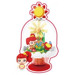 SEMBO 616210 ĐAM MÊ VÀ DỄ THƯƠNG CHAI THỜI GIAN LÚC NẮNG ẤM bộ đồ chơi xếp lắp ráp ghép mô hình Movie & Game Phim Và Trò Chơi 143 khối