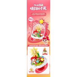 SEMBO 616210 ĐAM MÊ VÀ DỄ THƯƠNG CHAI THỜI GIAN LÚC NẮNG ẤM bộ đồ chơi xếp lắp ráp ghép mô hình Movie & Game Phim Và Trò Chơi 143 khối