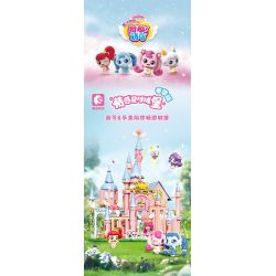 SEMBO 616217 TUYỆT VỜI VÀ DỄ THƯƠNG PHIÊN BẢN DELUXE PLANET CASTLE bộ đồ chơi xếp lắp ráp ghép mô hình Movie & Game Phim Và Trò Chơi 1622 khối