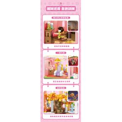 SEMBO 616217 TUYỆT VỜI VÀ DỄ THƯƠNG PHIÊN BẢN DELUXE PLANET CASTLE bộ đồ chơi xếp lắp ráp ghép mô hình Movie & Game Phim Và Trò Chơi 1622 khối