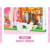SEMBO 616217 TUYỆT VỜI VÀ DỄ THƯƠNG PHIÊN BẢN DELUXE PLANET CASTLE bộ đồ chơi xếp lắp ráp ghép mô hình Movie & Game Phim Và Trò Chơi 1622 khối