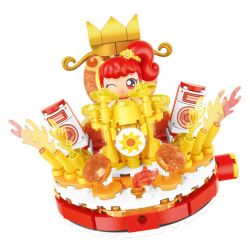 SEMBO 616219 MENGKE TUYỆT VỜI BUỔI HÒA NHẠC VỚI TIẾNG TRỐNG CUỒNG NHIỆT bộ đồ chơi xếp lắp ráp ghép mô hình Movie & Game Phim Và Trò Chơi 255 khối