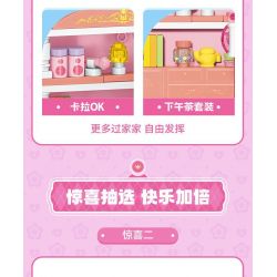 SEMBO 616222 MENKE TUYỆT VỜI CUỐN SÁCH MA THUẬT CỦA HỌC VIỆN bộ đồ chơi xếp lắp ráp ghép mô hình Movie & Game Phim Và Trò Chơi 650 khối