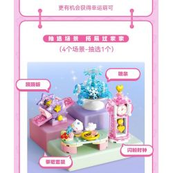 SEMBO 616222 MENKE TUYỆT VỜI CUỐN SÁCH MA THUẬT CỦA HỌC VIỆN bộ đồ chơi xếp lắp ráp ghép mô hình Movie & Game Phim Và Trò Chơi 650 khối