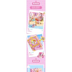 SEMBO 616222 MENKE TUYỆT VỜI CUỐN SÁCH MA THUẬT CỦA HỌC VIỆN bộ đồ chơi xếp lắp ráp ghép mô hình Movie & Game Phim Và Trò Chơi 650 khối