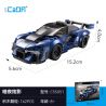 CADA DOUBLEE C55051 55051 BÓNG ĐÊM TỐI TĂM bộ đồ chơi xếp lắp ráp ghép mô hình Speed Champions Racing Cars Đua Xe Công Thức 162 khối
