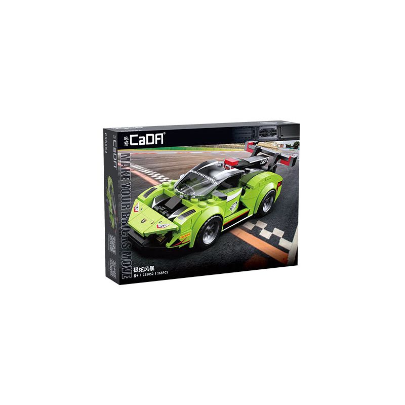 CADA DOUBLEE C55052 55052 CƠN BÃO CỰC ĐỘ bộ đồ chơi xếp lắp ráp ghép mô hình Speed Champions Racing Cars Đua Xe Công Thức 165 khối