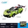 CADA DOUBLEE C55052 55052 CƠN BÃO CỰC ĐỘ bộ đồ chơi xếp lắp ráp ghép mô hình Speed Champions Racing Cars Đua Xe Công Thức 165 khối