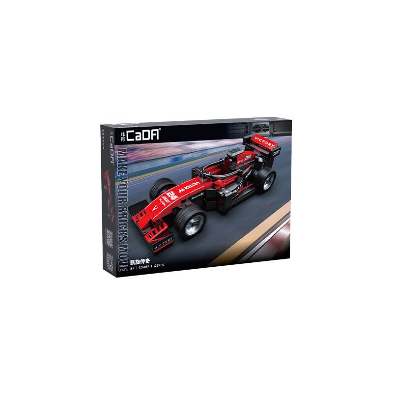 CADA DOUBLEE C55054 55054 HUYỀN THOẠI CHIẾN THẮNG bộ đồ chơi xếp lắp ráp ghép mô hình Speed Champions Racing Cars Đua Xe Công Thức 123 khối