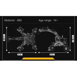 MouldKing 17060 Mould King 17060 MÁY XÚC MỌI ĐỊA HÌNH bộ đồ chơi xếp lắp ráp ghép mô hình Technic PNEUMATIC ALL-TERRAIN EXCAVATOR Kỹ Thuật Công Nghệ Cao Mô Hình Phương Tiện 1392 khối