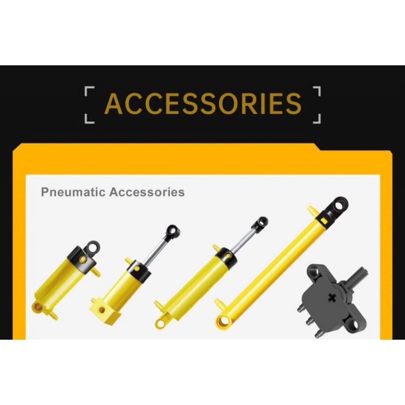 MouldKing 17060 Mould King 17060 MÁY XÚC MỌI ĐỊA HÌNH bộ đồ chơi xếp lắp ráp ghép mô hình Technic PNEUMATIC ALL-TERRAIN EXCAVATOR Kỹ Thuật Công Nghệ Cao Mô Hình Phương Tiện 1392 khối