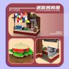 MouldKing 24028 Mould King 24028 MINI QUẦY NƯỚNG bộ đồ chơi xếp lắp ráp ghép mô hình City Thành Phố 249 khối