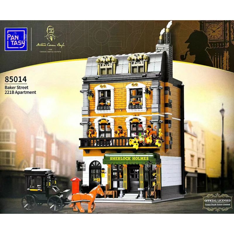 Lego Pantasy 85014 Baker Street 221B Apartment Xếp hình lắp ráp ghép mô hình 221B Phố Baker