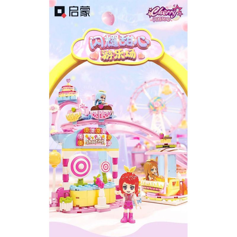 QMAN ENLIGHTEN KEEPPLEY 31018 SÂN CHƠI TÌNH YÊU TỎA SÁNG bộ đồ chơi xếp lắp ráp ghép mô hình Girl Con Gái 901 khối