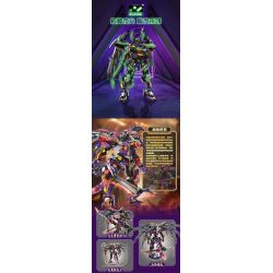 ZHEGAO GZ2025 2025 MECHA MÔ HÌNH QUỐC GIA BULL DEMON KING bộ đồ chơi xếp lắp ráp ghép mô hình 1553 khối