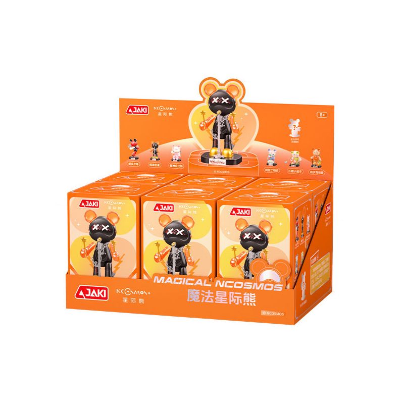 JAKI JK6258 6258 non  HỘP MÙ GẤU NGÔI SAO MA THUẬT bộ đồ chơi xếp lắp ráp ghép mô hình MAGIC NCOSMOS