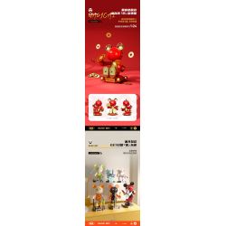 JAKI JK6258 6258 HỘP MÙ GẤU NGÔI SAO MA THUẬT bộ đồ chơi xếp lắp ráp ghép mô hình MAGIC NCOSMOS