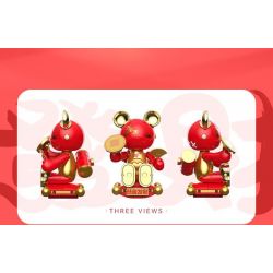 JAKI JK6258 6258 HỘP MÙ GẤU NGÔI SAO MA THUẬT bộ đồ chơi xếp lắp ráp ghép mô hình MAGIC NCOSMOS