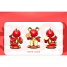 JAKI JK6258 6258 HỘP MÙ GẤU NGÔI SAO MA THUẬT bộ đồ chơi xếp lắp ráp ghép mô hình MAGIC NCOSMOS
