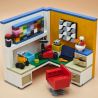 GOBRICKS G2105 2105 BÀN LÀM VIỆC JIAOLAO bộ đồ chơi xếp lắp ráp ghép mô hình