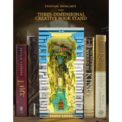 REOBRIX 66039 GIÁ SÁCH CỔNG NHÀ VUA bộ đồ chơi xếp lắp ráp ghép mô hình BOOK OF THE KINGS FANTASY BOOKCASE 3307 khối