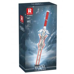 REOBRIX 99015 ĐẠI KIẾM HOÀNG GIA bộ đồ chơi xếp lắp ráp ghép mô hình ROYAL CLAYMORE 981 khối