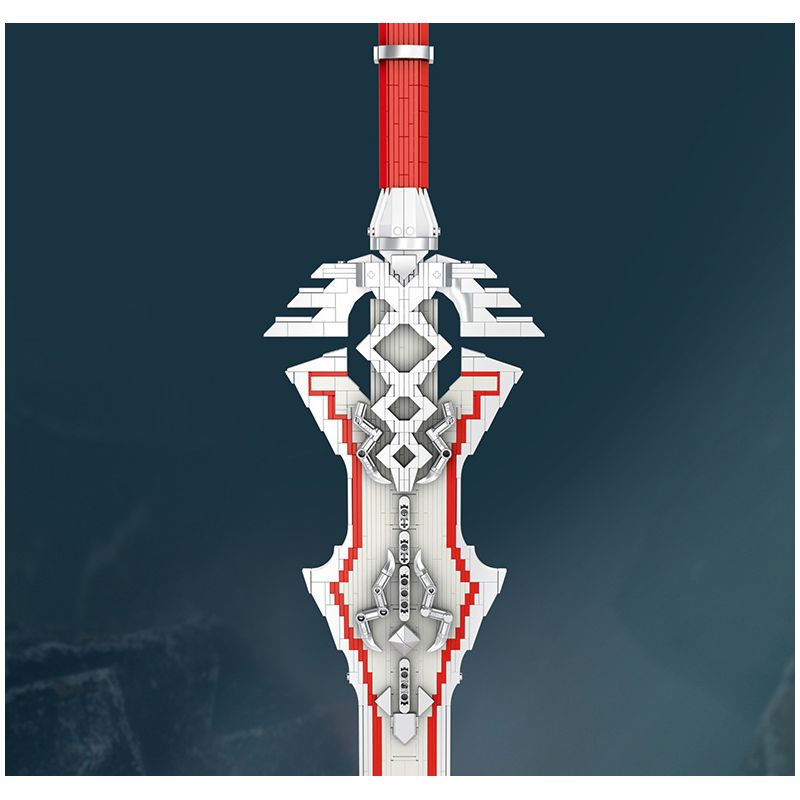 REOBRIX 99015 ĐẠI KIẾM HOÀNG GIA bộ đồ chơi xếp lắp ráp ghép mô hình ROYAL CLAYMORE 981 khối