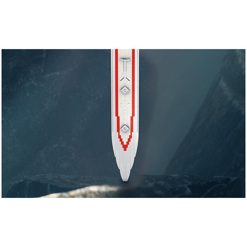 REOBRIX 99015 ĐẠI KIẾM HOÀNG GIA bộ đồ chơi xếp lắp ráp ghép mô hình ROYAL CLAYMORE 981 khối