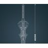 REOBRIX 99015 ĐẠI KIẾM HOÀNG GIA bộ đồ chơi xếp lắp ráp ghép mô hình ROYAL CLAYMORE 981 khối