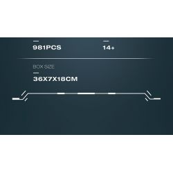 REOBRIX 99015 ĐẠI KIẾM HOÀNG GIA bộ đồ chơi xếp lắp ráp ghép mô hình ROYAL CLAYMORE 981 khối