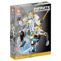 FORANGE FC1534 1534 TÂY DU KÝ MECHA 2.0 BẠCH LONG MÃ bộ đồ chơi xếp lắp ráp ghép mô hình 342 khối