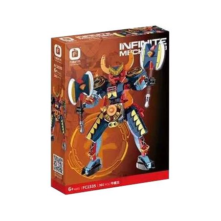 FORANGE FC1535 1535 TÂY DU KÝ MECHA 2.0 BÒ MA VƯƠNG bộ đồ chơi xếp lắp ráp ghép mô hình 301 khối
