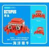 FORANGE FC8136 8136 OCEAN JENGA 6 LOẠI CUA CÁ MẬP NÓC BẠCH TUỘC HỀ RÙA bộ đồ chơi xếp lắp ráp ghép mô hình 646 khối