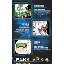 DOUBLE HEIGHT 20812 LỢN KHÔNG GIAN HỢP THỜI TRANG HÀNG VŨ TRỤ bộ đồ chơi xếp lắp ráp ghép mô hình SPACE PIG 2083 khối