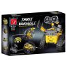 GAOMISI T4035 4035 BA ROBOT BIẾN HÌNH MÀU VÀNG bộ đồ chơi xếp lắp ráp ghép mô hình Technic THREE VARIABLE Kỹ Thuật Công Nghệ Cao Mô Hình Phương Tiện 632 khối