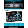 GAOMISI T4037 4037 BA ROBOT BIẾN HÌNH MÀU XANH bộ đồ chơi xếp lắp ráp ghép mô hình Technic THREE VARIABLE Kỹ Thuật Công Nghệ Cao Mô Hình Phương Tiện 642 khối