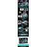 GAOMISI T4038 4038 BA ROBOT BIẾN HÌNH CYAN bộ đồ chơi xếp lắp ráp ghép mô hình Technic THREE VARIABLE Kỹ Thuật Công Nghệ Cao Mô Hình Phương Tiện 698 khối