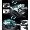 GAOMISI T4038 4038 BA ROBOT BIẾN HÌNH CYAN bộ đồ chơi xếp lắp ráp ghép mô hình Technic THREE VARIABLE Kỹ Thuật Công Nghệ Cao Mô Hình Phương Tiện 698 khối