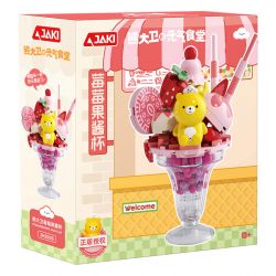 JAKI JK6205 6205 CỬA HÀNG KEM DAVID XIONG YUANQI CỐC MỨT BERRY bộ đồ chơi xếp lắp ráp ghép mô hình